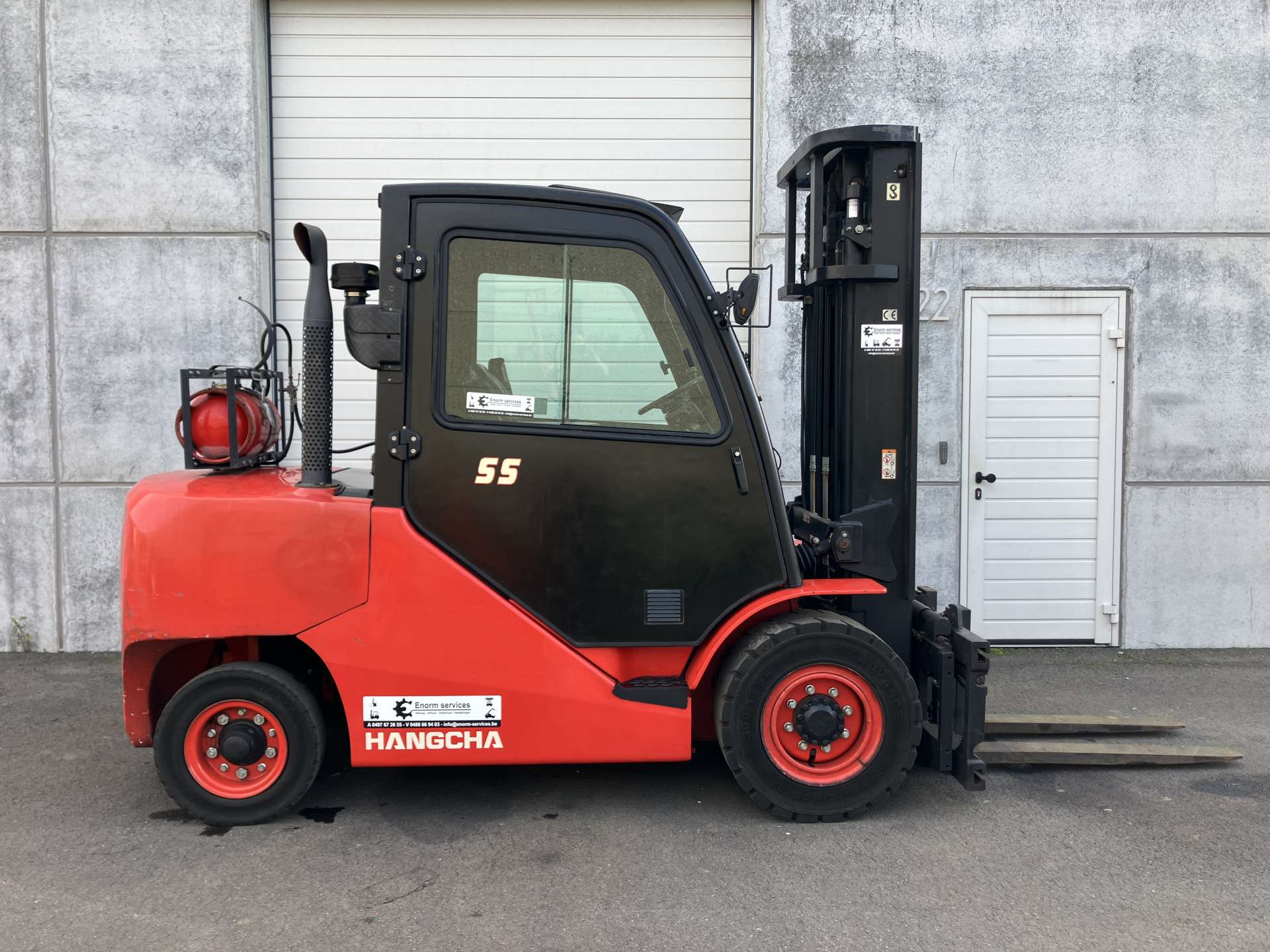 Heftruck Hangcha 5,5 Ton Gas