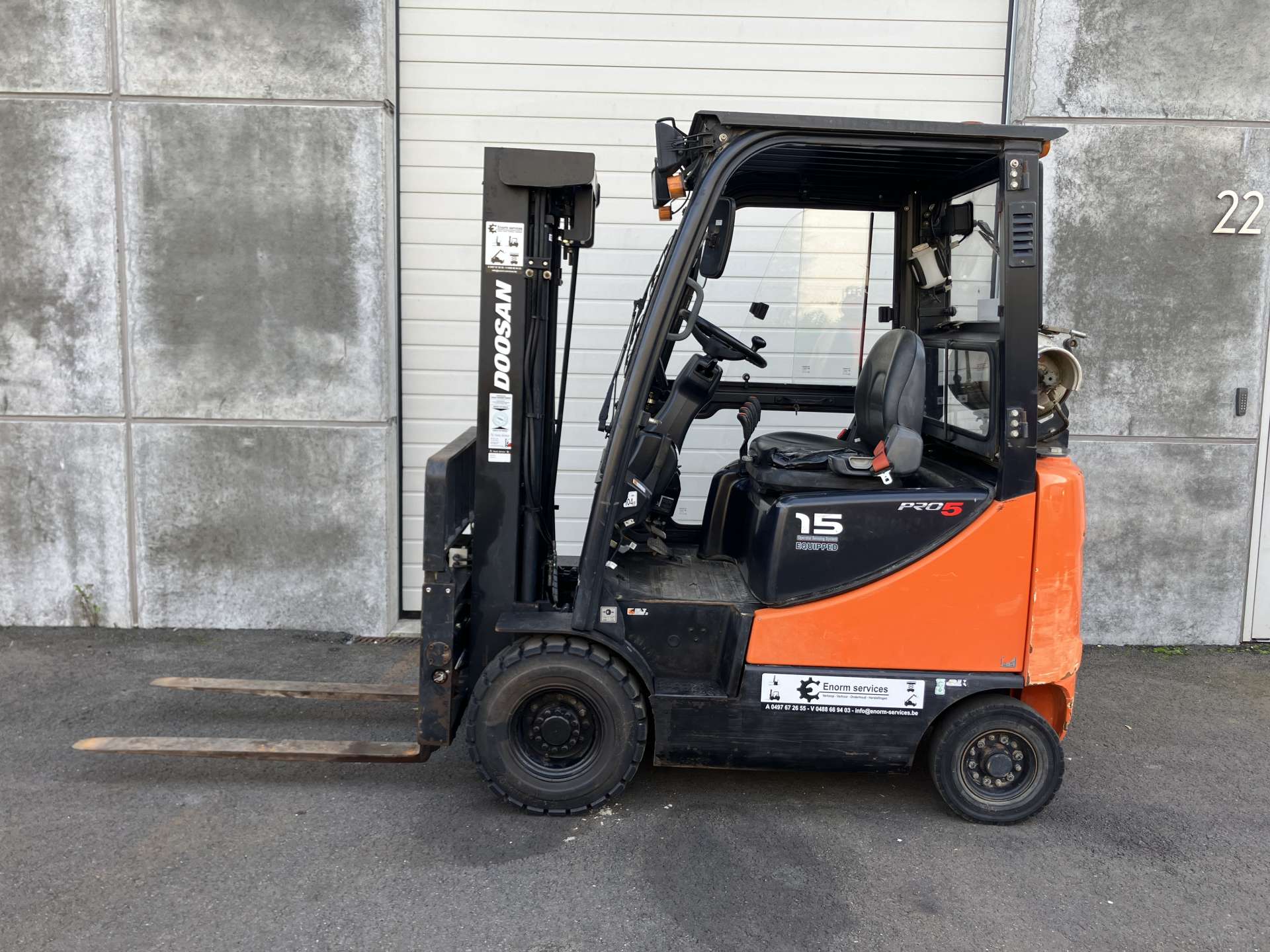 Heftruck Doosan 1,5 Ton Gas