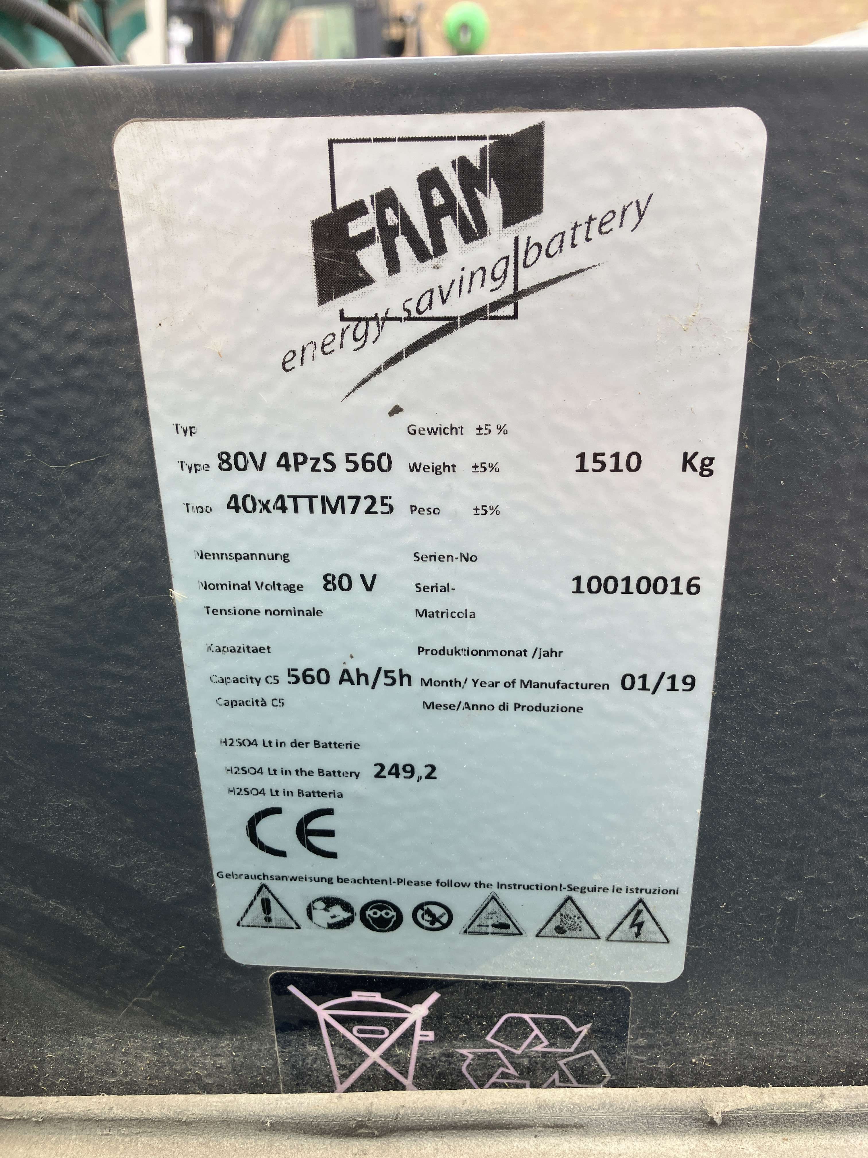 Heftruck Komatsu 2,5 Ton Elektrisch