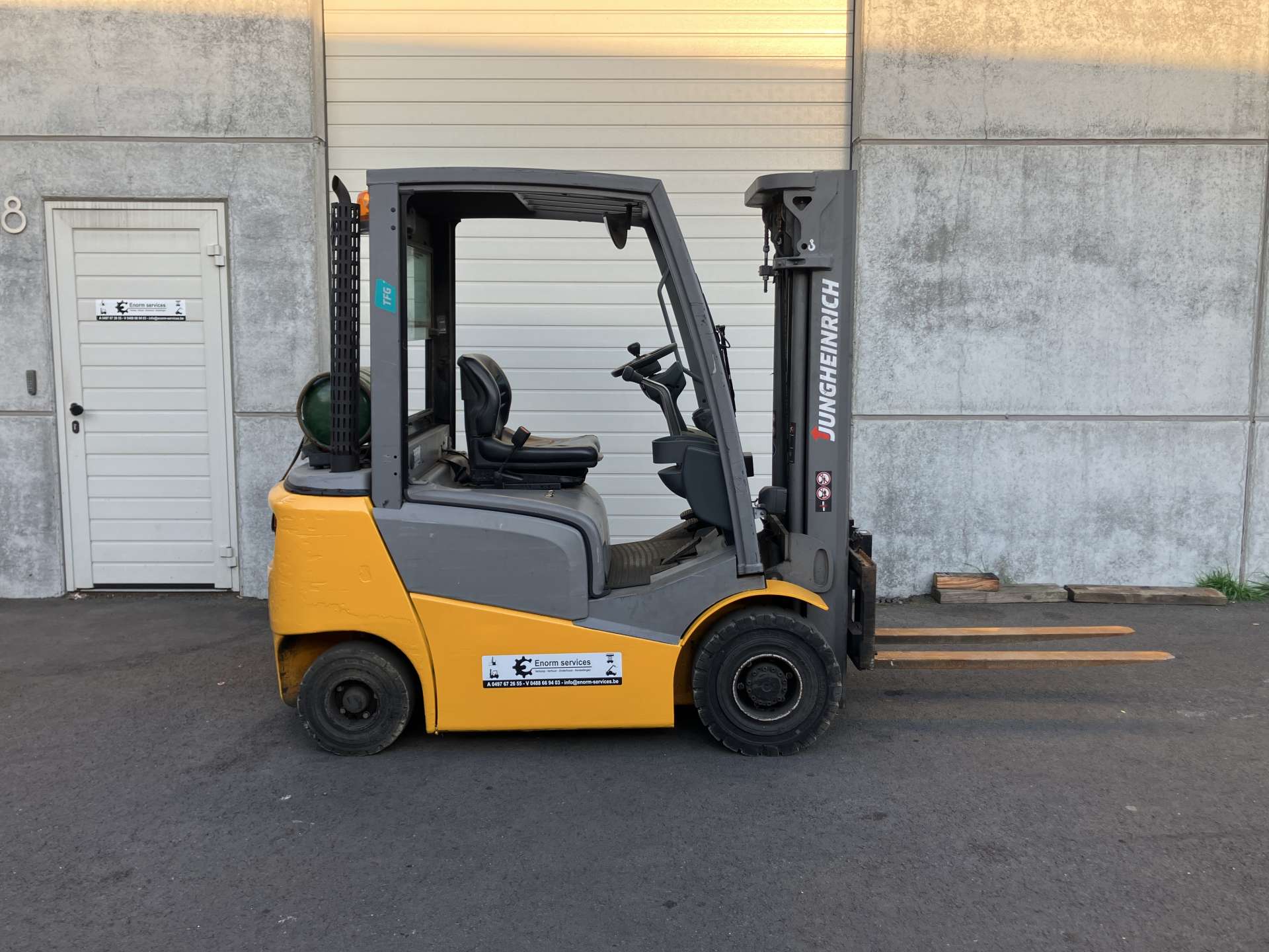 Heftruck Jungheinrich 2 Ton Gas MET GARANTIE